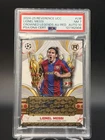 LIONEL MESSI 2024-25 TOPPS REVERENCE UCC CROWNED LEGEND RED 2/5 PSA 7 AUTO 10