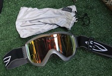 Smith Ski Goggles Mirrored Multicolor Lens Adjustable Gray Plastic Frame