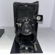 Contessa-Nettel 9x12cm Plate Camera w/ Compass Holder, Rare German Design