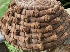 Antique Papago Pine Needle Basket 13" Wide-2 Pounds 14 Ounces-To'hono O'odham