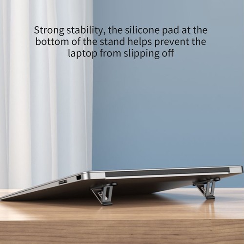 2x Laptop Stand Small Portable Ergonomic Design Strong Stability Notebook Co NEW - Afbeelding 5 van 12