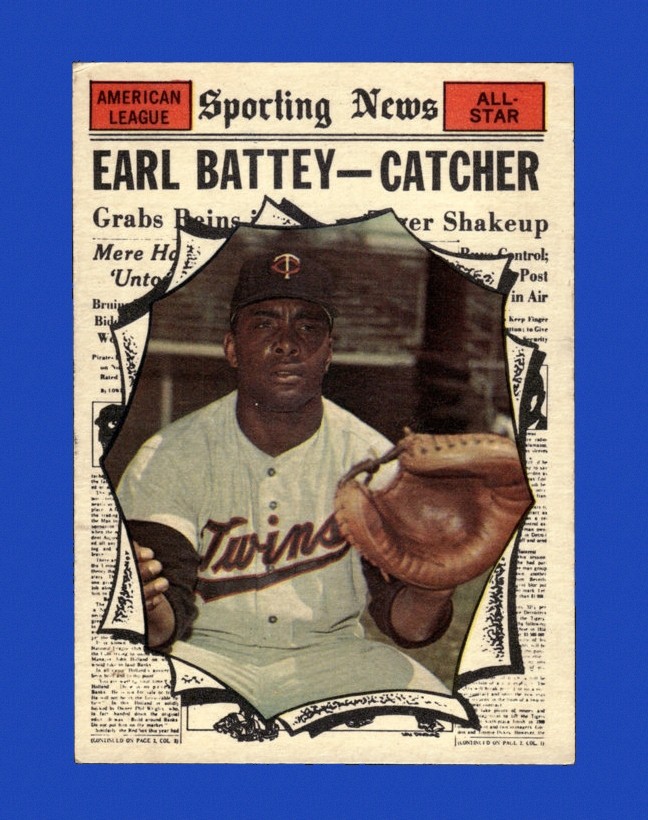 1961 Topps Set-Break #582 Earl Battey VG-VGEX *GMCARDS*