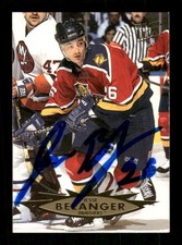 1995-96 Fleer Ultra 60 Jesse Belanger signed auto very tough JTAU1 BXCP25