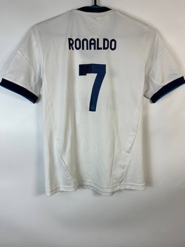 CAMISETA DE FUTBOL LOCAL REAL MADRID 2012 13 W41763 RONALDO #7 NIÑOS M - Imagen 6 de 6