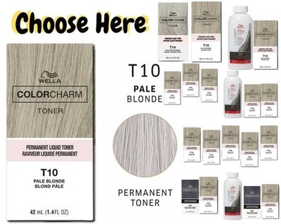 Wella Color Charm Liquid Hair Toner [T10] 42 ML /1.4 oz - CHOOSE YOUR COMBO: