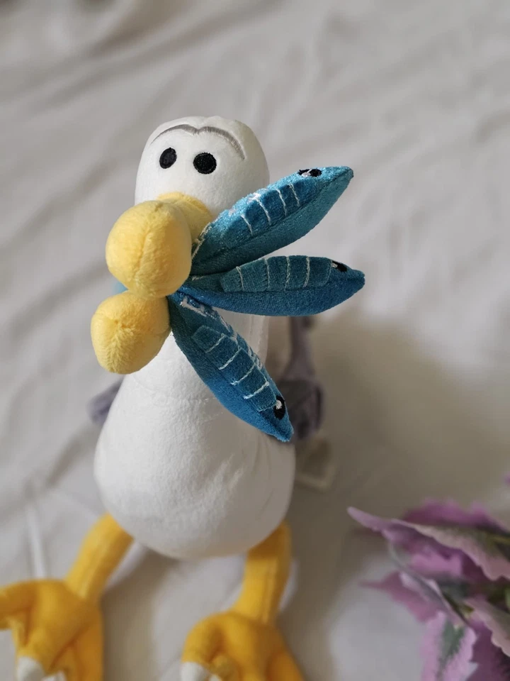 Disney Parks 12” MINE MINE Seagull Finding Nemo Stuffed Animal Plush - Image 2 of 4
