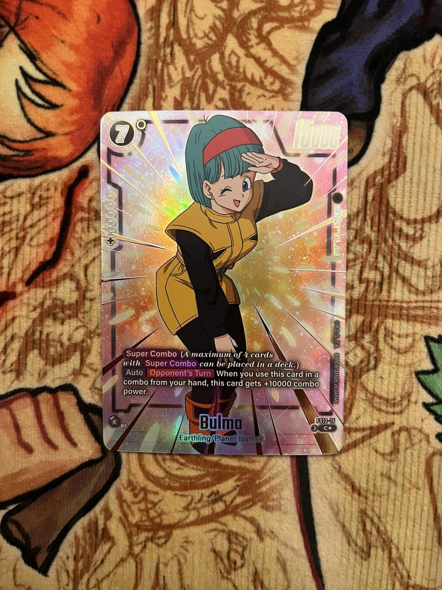 Dragon Ball Super Card Game Bulma FS12-15 Foil (Gold) | eBay