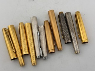 Nice Lot Of Various Vintage Parker 75 Fountain Pen Spares Some Partial Complete