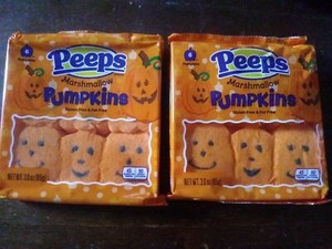 (2) Pks. Peeps Marshmallow Pumpkins 3.0 Per Pk. BB 12/2026