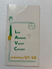 Valley College Basketball Booklet 1967-1968, Sports San Fernando Valley