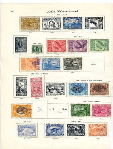 COSTA RICA classic collection on 8 album pages - 第 6/8 張圖片