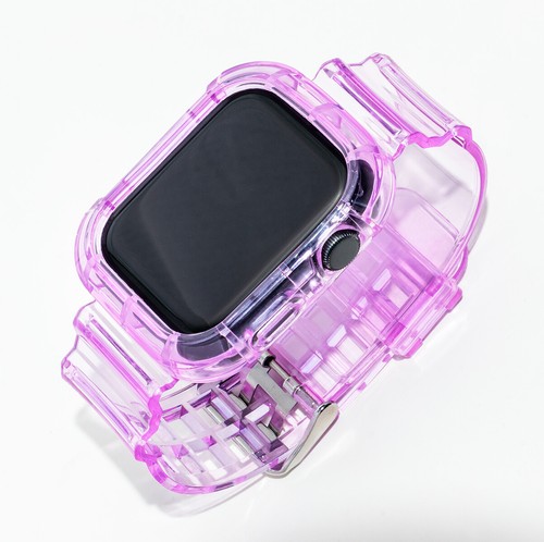 Bracelet montre sport silicone TPU pour Apple Watch Series 10/9/8/7/6/5/SE/Ultra - Photo 19 sur 20