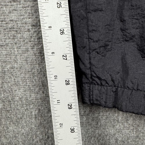 Vintage Adidas Track Pants Men's Small Black Fleece Lined Active Trefoil 90s - Picture 6 of 9