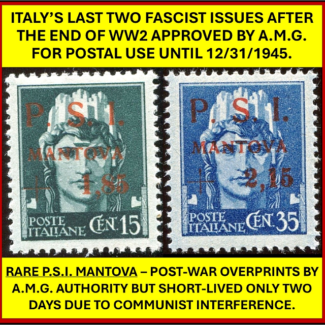 Rare Issue Approved by A.M.G.