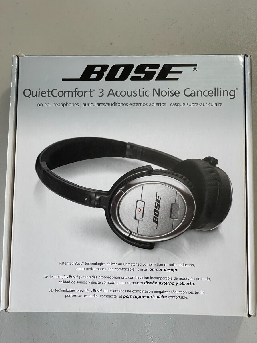 Bose QuietComfort 3 QC3 Acoustic Noise Cancelling On-ear Bose QuietComfort 3 QC3 Acoustic Noise Cancelling On-ear