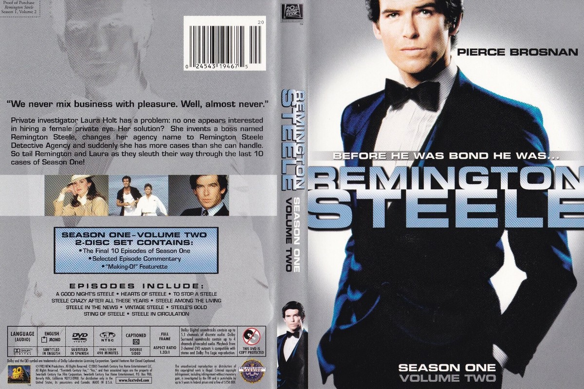 Remington Steele - Season 1: Vol. 2 (DVD, 2009, 2-Disc Set) Pierce