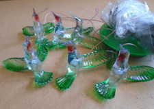 Hummingbird Solar Wind Chime Yard Hanging