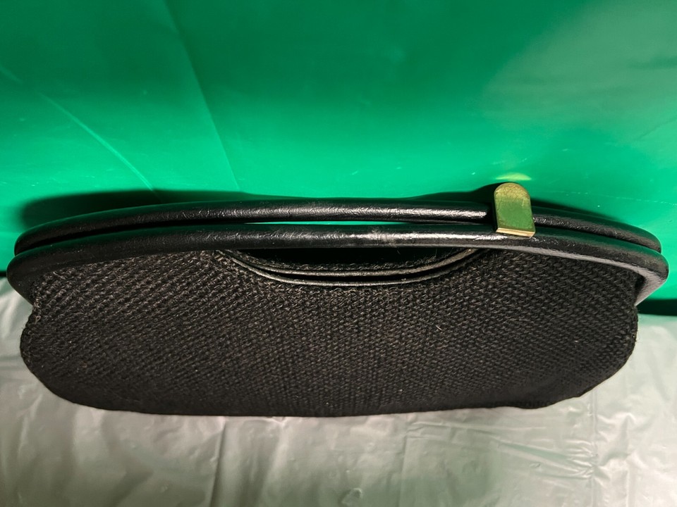 JR Tweed Purse with clip closure 14 x9x3 with handle eBay