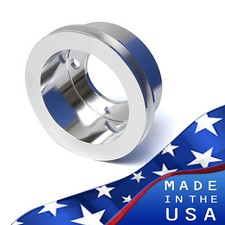 Crank Pulley 302 351w 351c V-belt Sbf Billet Aluminum Underdrive Crankshaft