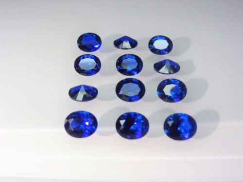 Blue Spinel Oval Cut Shape SIZE CHOICE Stones Loose Gemstones - Picture 6 of 9