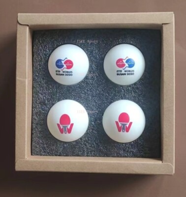 Double Happiness DHS Busan 2020 ITTF Table Tennis World Cup Ball Set