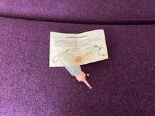 Rare Vintage doll's feeding bottle and blow pins to clear tear ducts in dolls