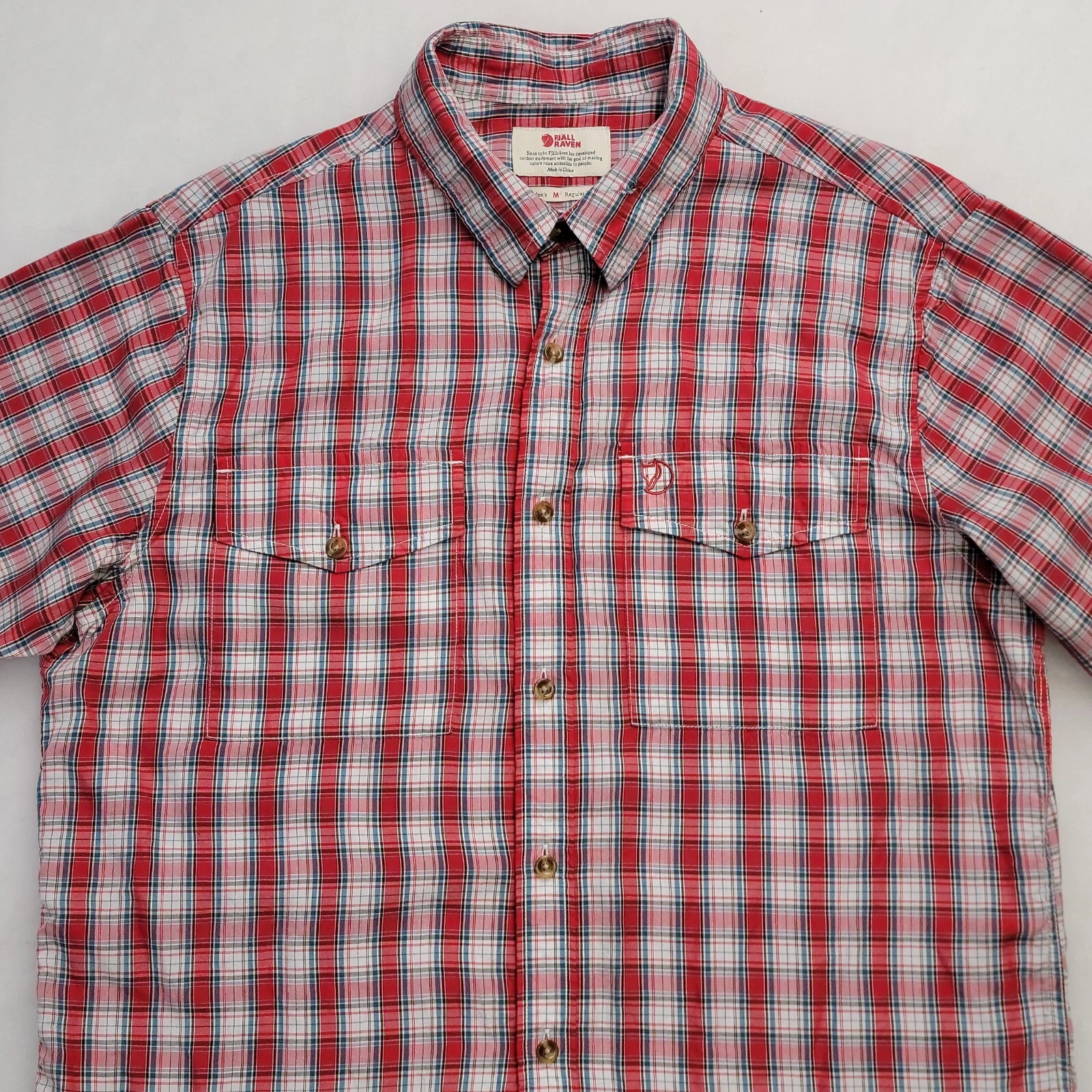 fjallraven abisko cool plaid quick dry short sleeve shirt