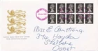 GB 1989 Definitives First Class Booklet FDC Yeovil cancel written with encl. VGC