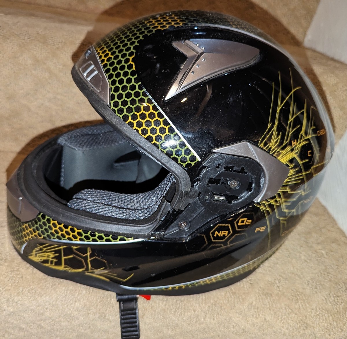 best helmet for motorcycle with out wind screen 1Storm Full Face Fog Resistant Shield Lens Pinlock: Model HJA119&AH15 60cm) XL 23.7 inch to 24.4 inch(61 1Storm Full Face Motorcycle Helmet