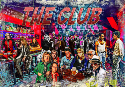 Fine Art Giclée Druck ''The Club'' , limitiert, mit Zertfikat