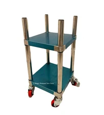 14"W x 14"D Commercial Rice Warmer Stand Wheels with 2 Brakes