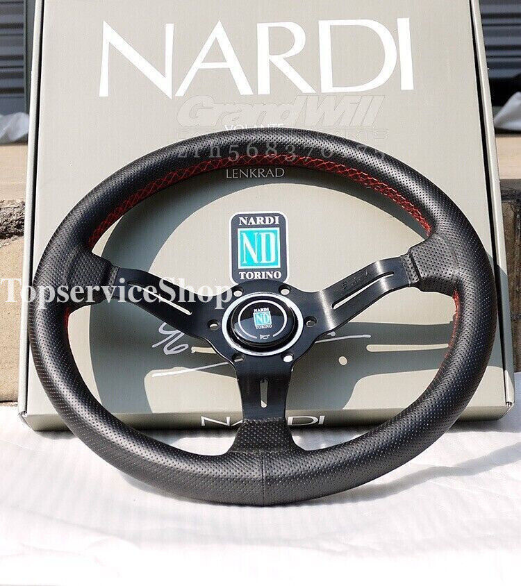 NARDI 330mm 13' Punched Leather Mid-deep 5cm Gaming Racing NARDI 330mm 13' Punched Leather Mid-deep 5cm Gaming Racing