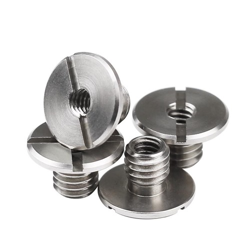 Tornillos adaptadores de rosca macho a 1/4" hembra de 3/8" tuercas para soporte de cámara cabezal de trípode - Imagen 3 de 6