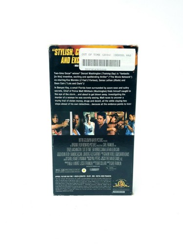 Out Of Time (VHS Tape) Denzel Washington - Picture 2 of 6