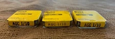Bussmann AGC 1/10 250V Fuse 1/4" x 1-1/4" Fast Acting Glass Fuses (Lot of 15)