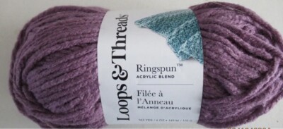 LOOPS AND THREAD. RINGSPUN....GRAPE JAM