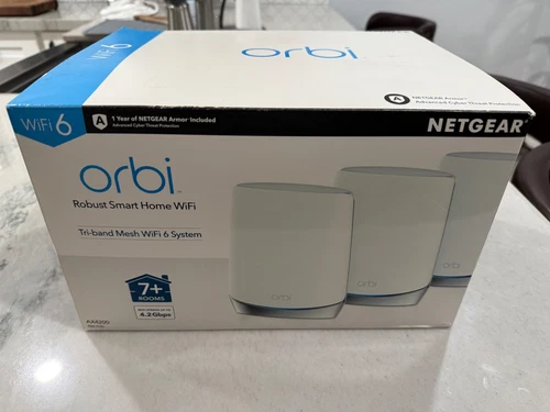 NETGEAR RBK753S Orbi WiFi 6 System Router