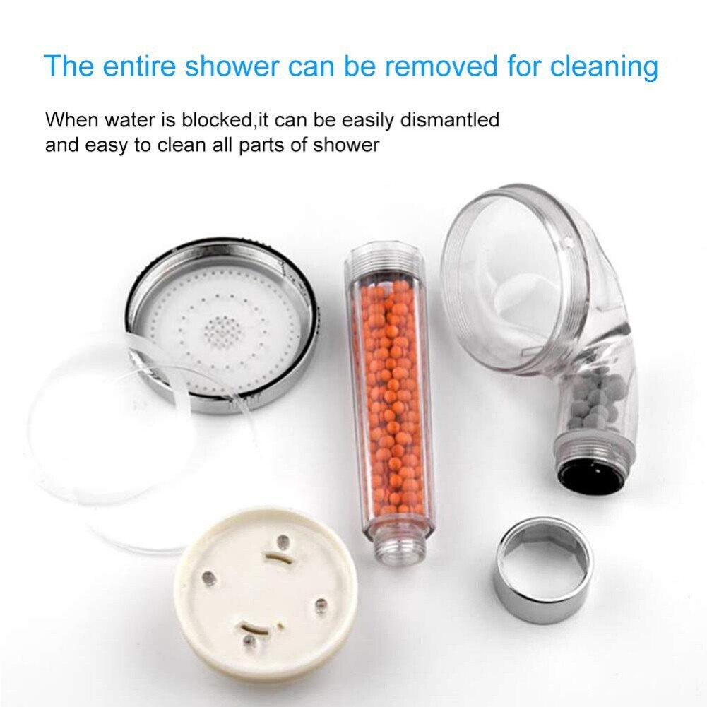 LED 7 Color Changing Shower Head Handheld High-Pressure Filter Bathroom Home US