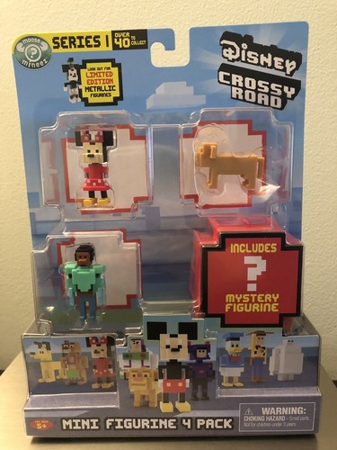 Disney Crossy Road Serie 1 Mini Figur 4 Stück Minnie, Nala, Wasabi No Ginger - Bild 1 von 2