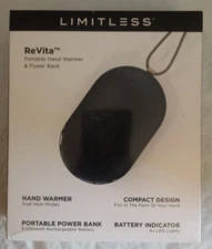 Limitless Revita Portable Ergonomic Hand Warmer W/ 2-Heat Modes Rechargeable....