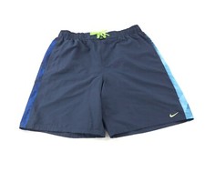 Nike Swim Trunks Men's Large 32 Waist Mesh Lined Side Stripe EUC