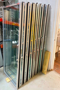 Walk-In Cooler Door/ Beer Cave 15 Glass Doors w/ Frames