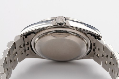 Rolex Datejust 16220 Mens Stainless Steel Watch with Jubilee Band and White Dial - Picture 8 of 8
