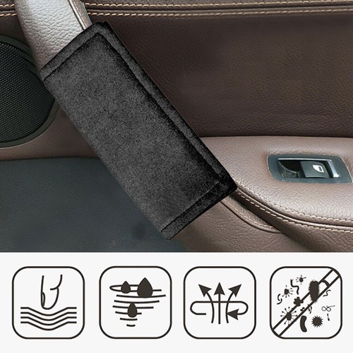 Car Accessories Roof Handle Guard Suede Handrail Armrest Handle Protector Cover - Picture 6 of 11