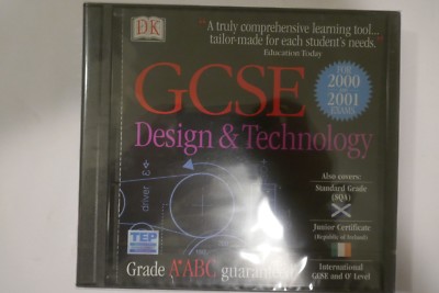 Cdr Jewel Case:GCSE Design & Technology For 2000 and 2001 Exams-UNOPENED