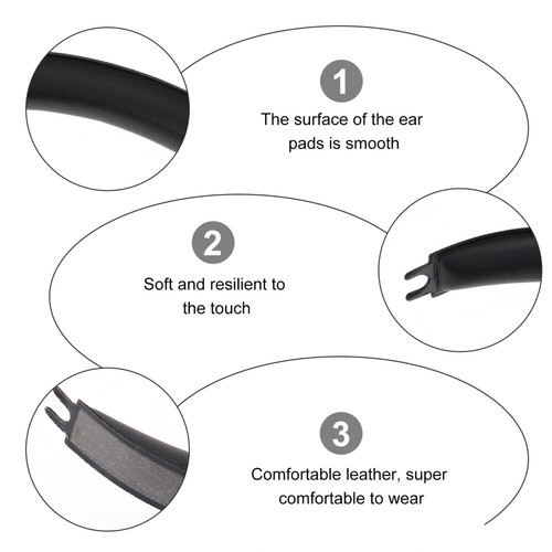 Head Beam Sponge Replacement Headband for Headphones Ear Bud Tips Headset Cover - Bild 6 von 12