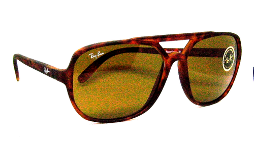 Ray-Ban NOS USA Vintage B&L 80s Timberline II Matt Tortoise W0746 New Sunglasses - Picture 6 of 14