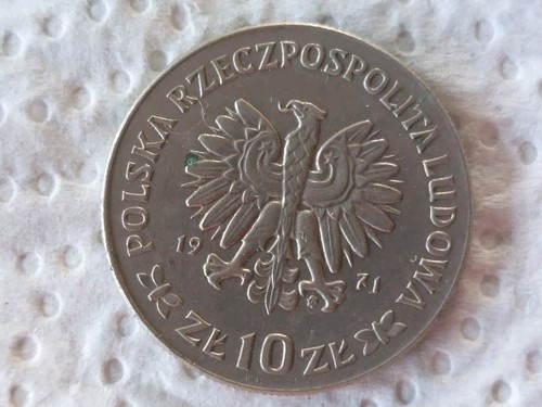 Münze Gedenkmünze Polen: 10 Złotych 1971: Oberschlesien - 第 2/2 張圖片