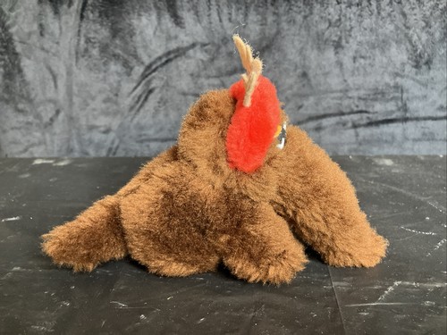 Vintage Snuffleupagus Reindeer Mini Plush 5" Applause Muppets Sesame Street Toy - Picture 4 of 6