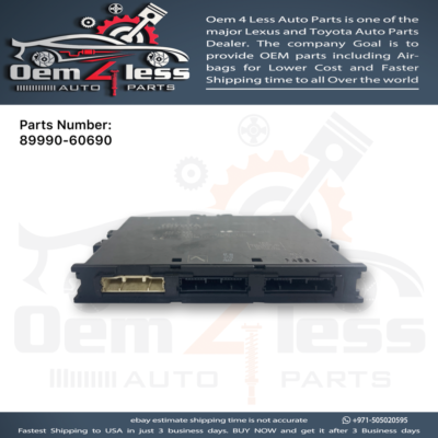 Toyota Land Cruiser Smart Key Locking Control Module 2018 To2020